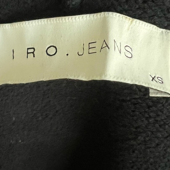 IRO 100% COTTON Black oversized Hoodie Jacket - Picture 7 of 16